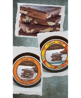 Toffee Our award winning Southern Pecan Toffee is made with roasted pecan halves, covered in rich butter toffee and drenched in imported, single origin milk chocolate