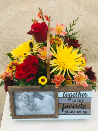 Together Matters Fresh Basket Arrangement
