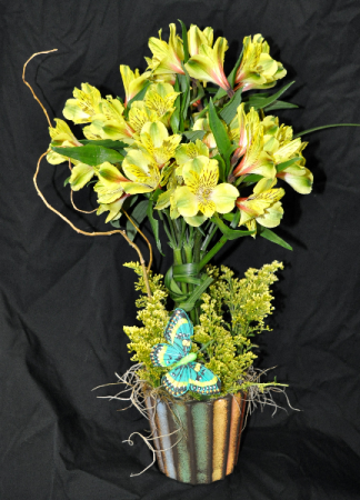 Topiary Arrangment Fresh Flowers