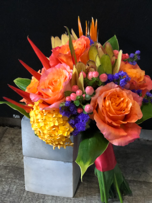 Topical Nosegay Bouquet Small Tropical Wedding Bouquet in Key West, FL | Petals & Vines Topical Nosegay Bouquet Small Tropical Wedding Bouquet in Key West, FL | Petals & Vines
