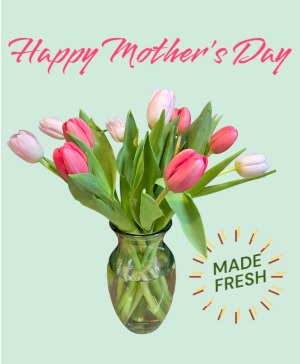 Totally Tulips  Vase Arrangement 