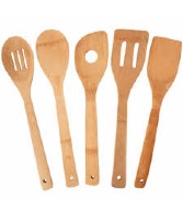 Totaly Bamboo 5pc Utensil Set 