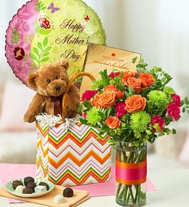 mother's day flower basket