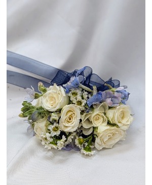 Touch of Blue Corsage