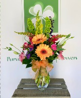 Touch of Spring  Spring vase arrangement 