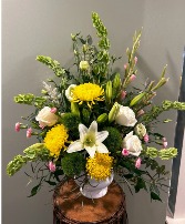 Touch of Spring  Urn Arrangement 