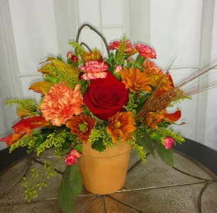 Touch of Terracotta Fresh Arrangement