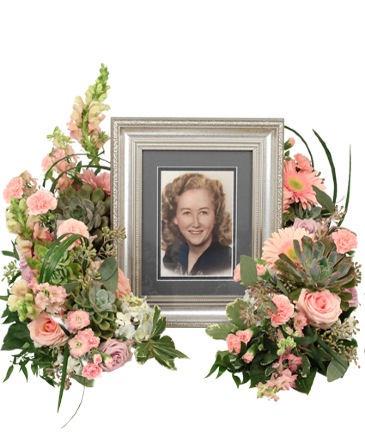 Touching Tranquility Memorial Flowers   (frame not included)  in Newark, OH | JOHN EDWARD PRICE FLOWERS & GIFTS