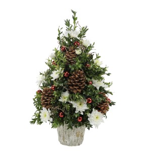 Traditional Boxwood Centerpiece