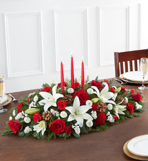 Traditional Christmas  Centerpiece