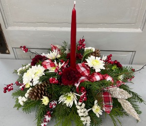 Traditional Christmas Centerpiece  