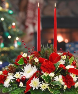 Traditional Christmas Centerpiece  ACF2-2014