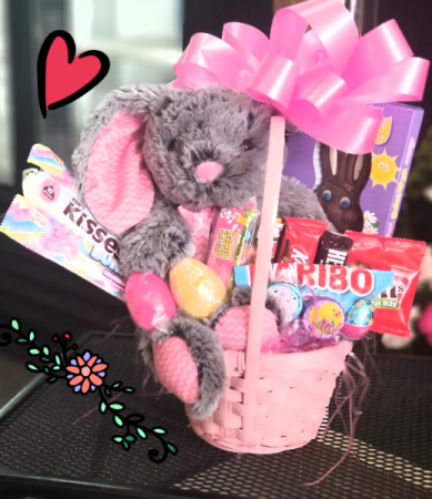 Traditional Easter Basket  BASKET FILLED WITH EASTER GOODIES