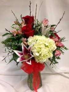Traditional Endless Romance Vase Arrangement