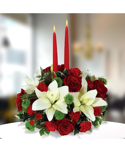 Traditional Holiday Centerpiece  