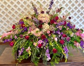 Traditional Lavender & Pink Casket Spray