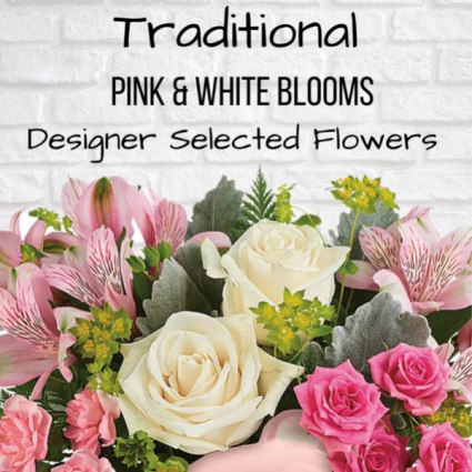 Traditional-Pink & White