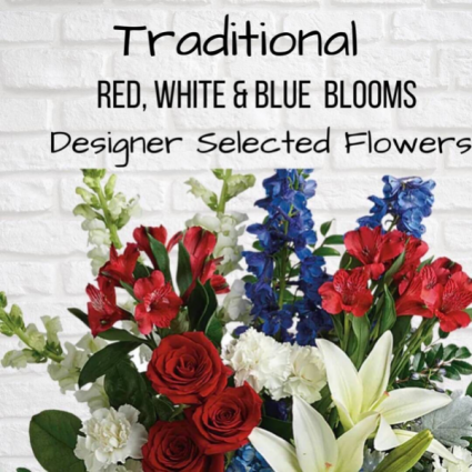 Traditional-Red, White & Blue