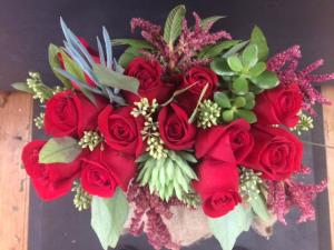 Traditional Roses and modern succulents Roses