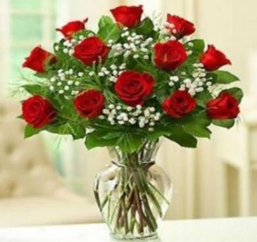 Traditional Roses Arranged Roses