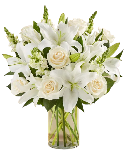 Traditional Sympathy White Bouquet White Sympathy Bouquet