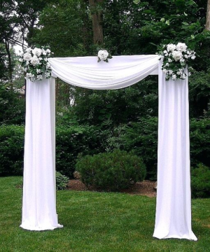 traditional wedding arch   price includes rental of arch