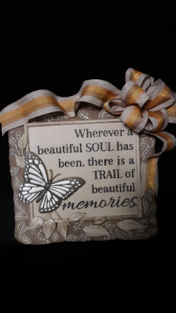 Trail of beautiful memories stepping stone