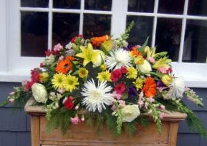 Tranquil Garden Blanket Funeral arrangement in North Adams, MA | MOUNT WILLIAMS GREENHOUSES INC Tranquil Garden Blanket Funeral arrangement in North Adams, MA | MOUNT WILLIAMS GREENHOUSES INC
