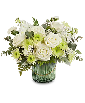Tranquil Serenity Bouquet Garden Votive
