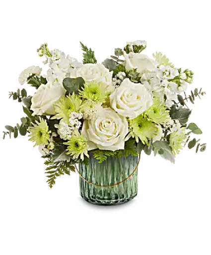 Tranquil Serenity Bouquet Garden Votive