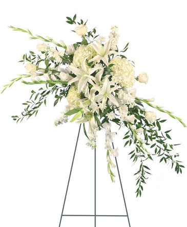 Tranquil Tears Standing Spray in Duncanville, TX | Vella Nest Floral Design