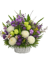 Tranquil Tribute Floral Arrangement