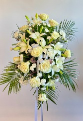 Tranquil Tribute Standing Spray