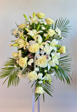 Tranquil Tribute Standing Spray