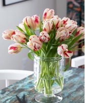 Tranquil Tulips Vase Arrangement