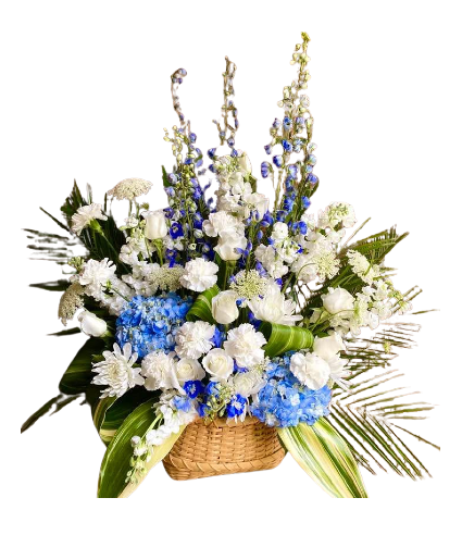 Tranquil Waters Tribute Basket Basket