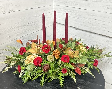 Transitioning Centerpiece Thanksgiving Centerpiece in Lewiston, ME | Blais Flowers,Gift Shop,& Greenhouses