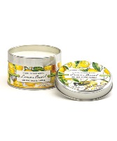 Travel Tin - Lemon Basil 4oz Travel Candle that Burns 20 Hours