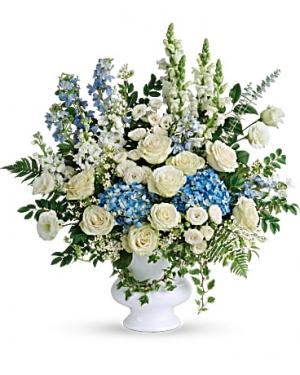 Treasured And Beloved Bouquet sympathy arrangements