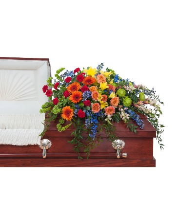 Treasured Celebration Casket Spray Casket Piece in Killeen, TX | Marvel's Flowers & Flower Delivery Treasured Celebration Casket Spray Casket Piece in Killeen, TX | Marvel's Flowers & Flower Delivery