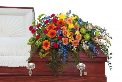 Treasured Celebration Casket Spray Spray