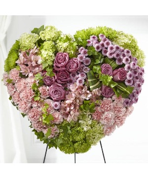 Treasured Love Standing Heart 