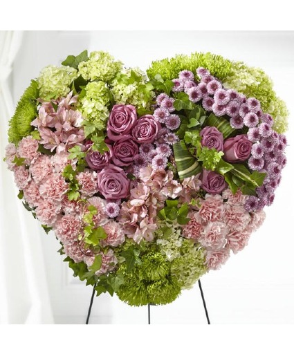 Treasured Love Standing Heart 