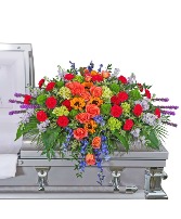 Treasured Memories Casket Spray Casket Spray