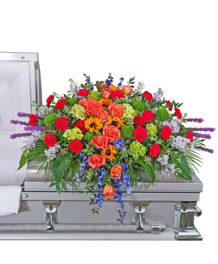 Treasured Memories Casket Spray Casket Spray