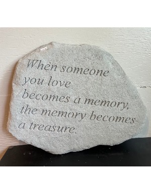 Treasured Memories Stone sympathy stone