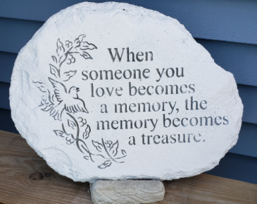 Treasured Memory Memorial Stone in Port Huron, MI | CHRISTOPHER'S FLOWERS