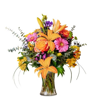 Treasured Moments Vase Arrangement in Killeen, TX | MARVEL'S FLOWERS