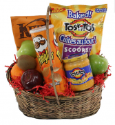 Treat, fruit and snack basket  Gift basket 