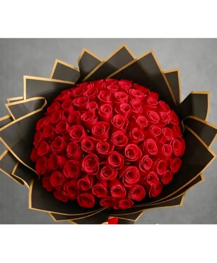 Trending Stunning 100 - Wrapped Roses Wrapped Bouquet